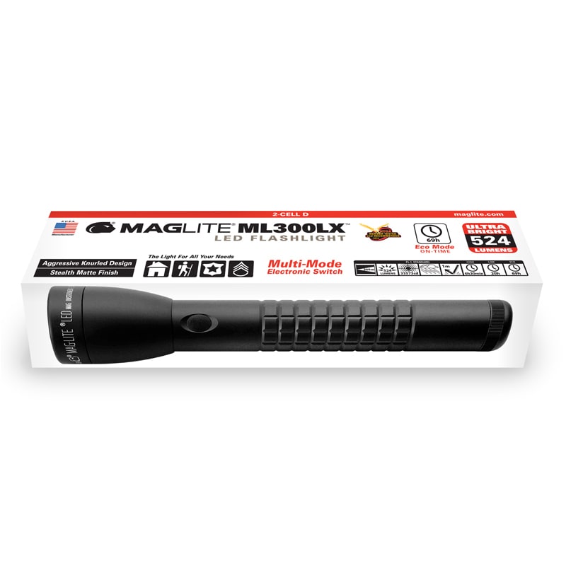 Фонарь-дубинка MAGLITE ML300LX 3G, 2D бежевый