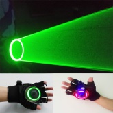 Лазерная перчатка PartyMaker Rotable Light правая (зеленая)
