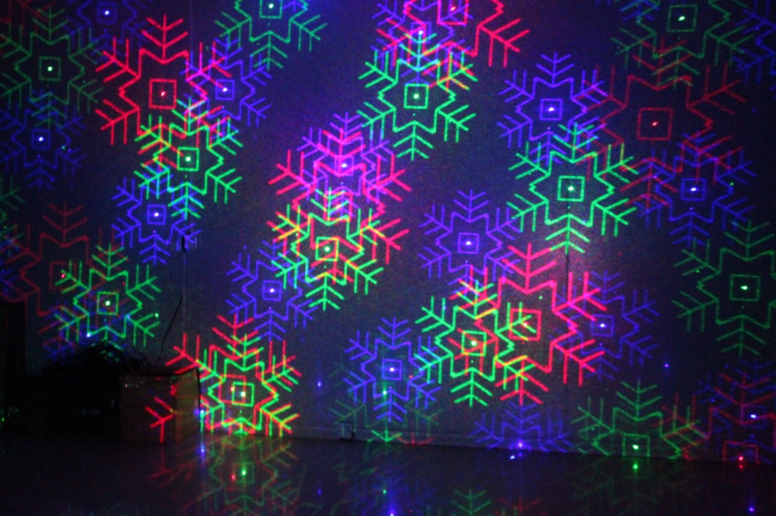 Уличная лазерная установка PartyMaker Garden Xmas RGB XL