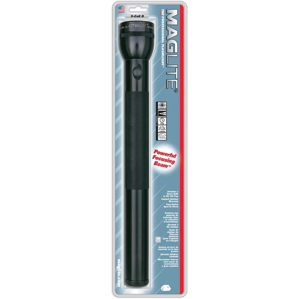 Фонарь-дубинка MAGLITE 5D черный