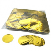 Конфетти металлизированное круги 4,1см золото 1кг
