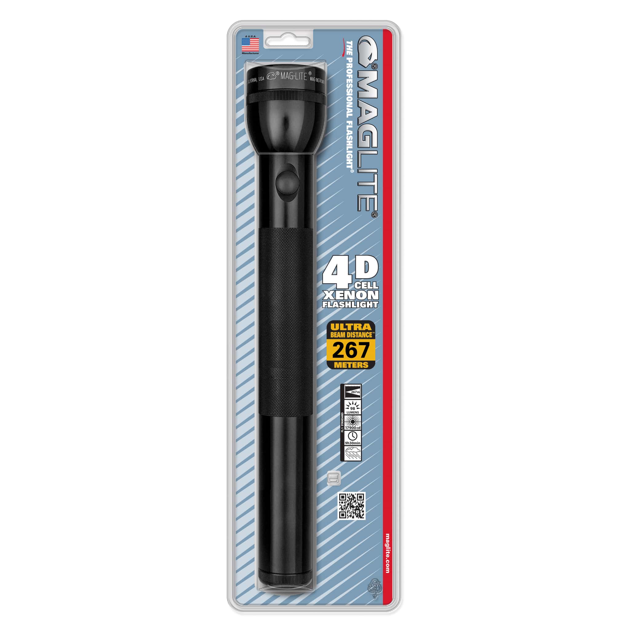 Фонарь-дубинка MAGLITE 4D черный