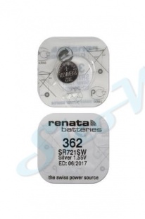 Батарейка для часов RENATA SR721SW 362 1 шт.