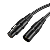 Микрофонный кабель XLR 3-pin "штекер" - XLR 3-pin "гнездо" 2 метра