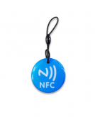 NFC метка-брелок round водонепроницаемый цвет синий