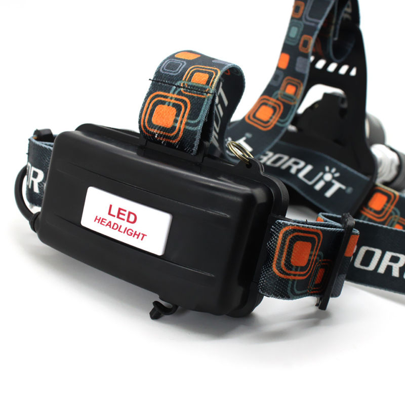 Мощный налобный фонарь Boruit HL-720