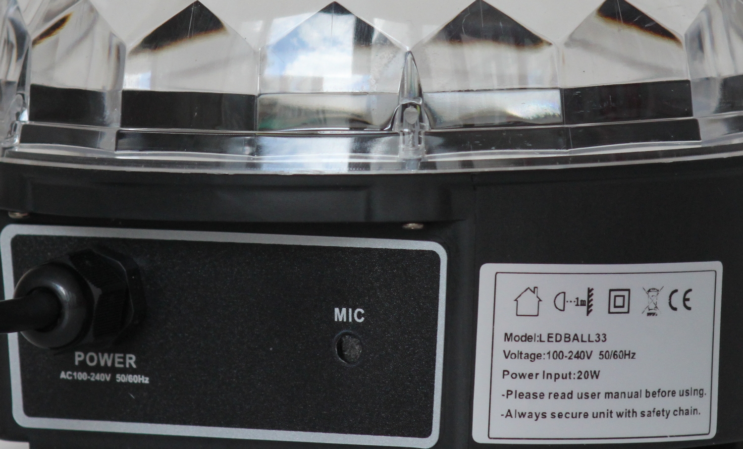 Светодиодный дискошар INVOLIGHT LEDBALL33