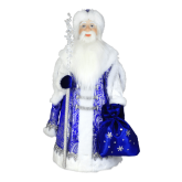 Кукла "Дед Мороз в синем" конфетница