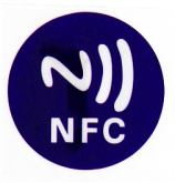 NFC метка самоклеющаяся синяя