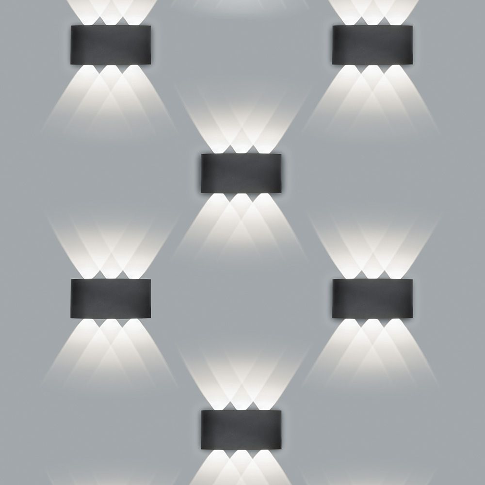 Светильник уличный светодиодный Feron DH101, 6*1W, 450Lm, 4000K, черный