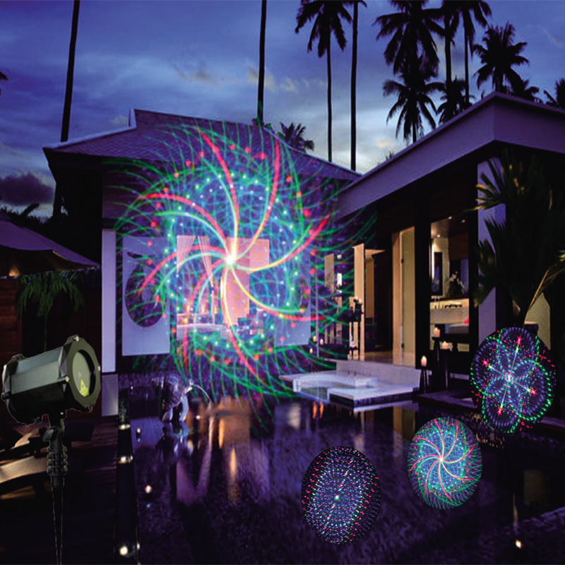 Уличная лазерная подсветка PartyMaker Garden Flower RGB 3D