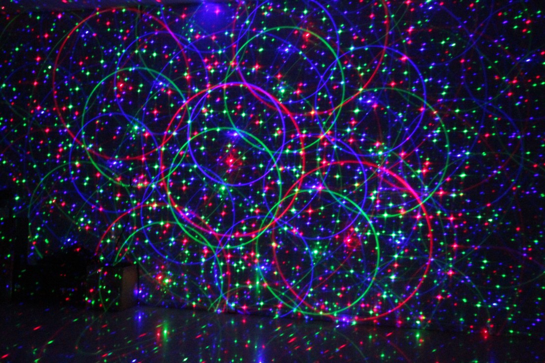 Уличная лазерная установка PartyMaker Garden Triplex RGB XL