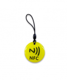 NFC метка-брелок round водонепроницаемый цвет желтый