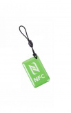 NFC брелок-метка square водонепроницаемая цвет зеленый