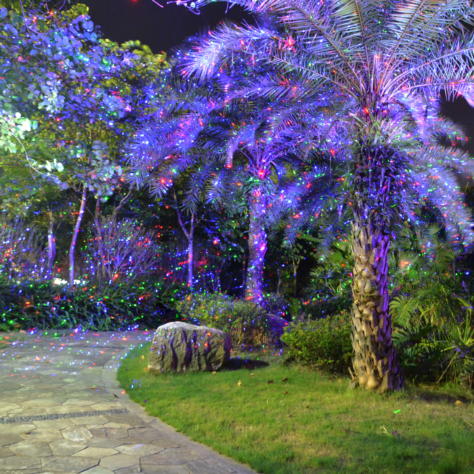 Уличная лазерная установка PartyMaker Garden RGB XL