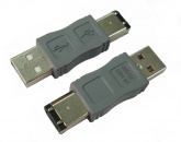 Переходник USB A "папа" - Fire Wire IEEE 1394 6P "папа"