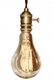 Винтажная лампа Iteria Vintage Madison Big Golden E27 60W