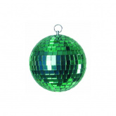 Зеркальный диско шар диаметр 5 см зеленый
