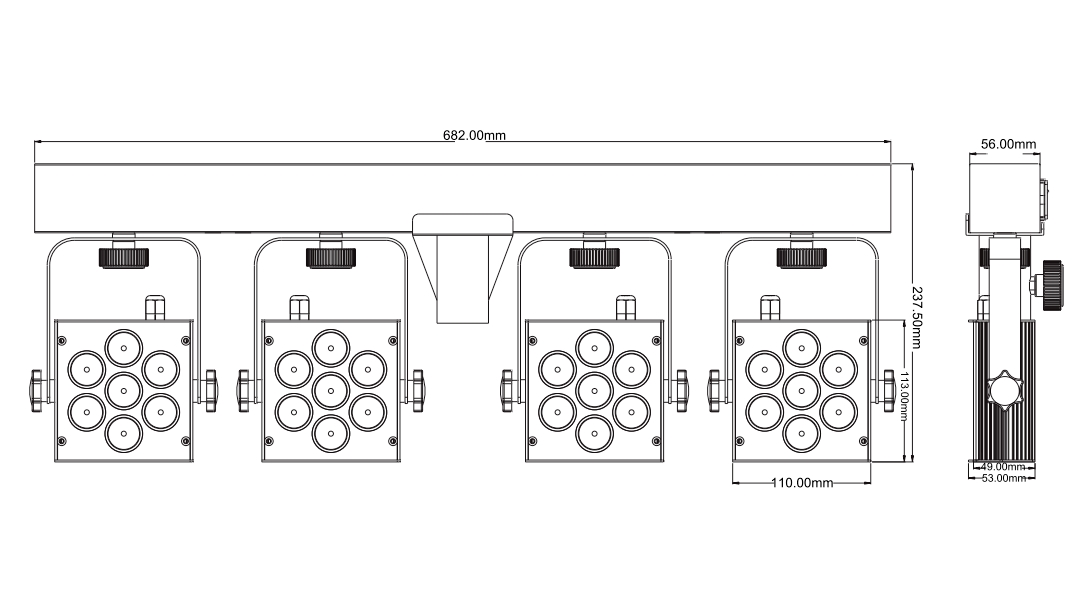 Прожектор INVOLIGHT SBL1000HP