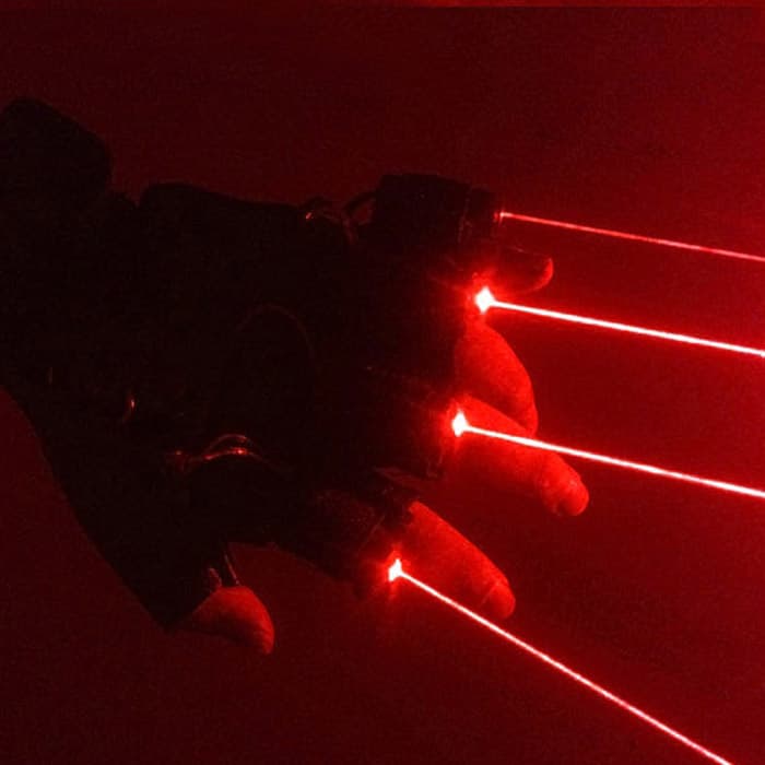 Лазерная перчатка PartyMaker Palm Light Правая (красный лазер)