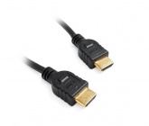 Кабель цифровой Plastic Gold HDMI "папа" - HDMI "папа" D7мм 1.5 м