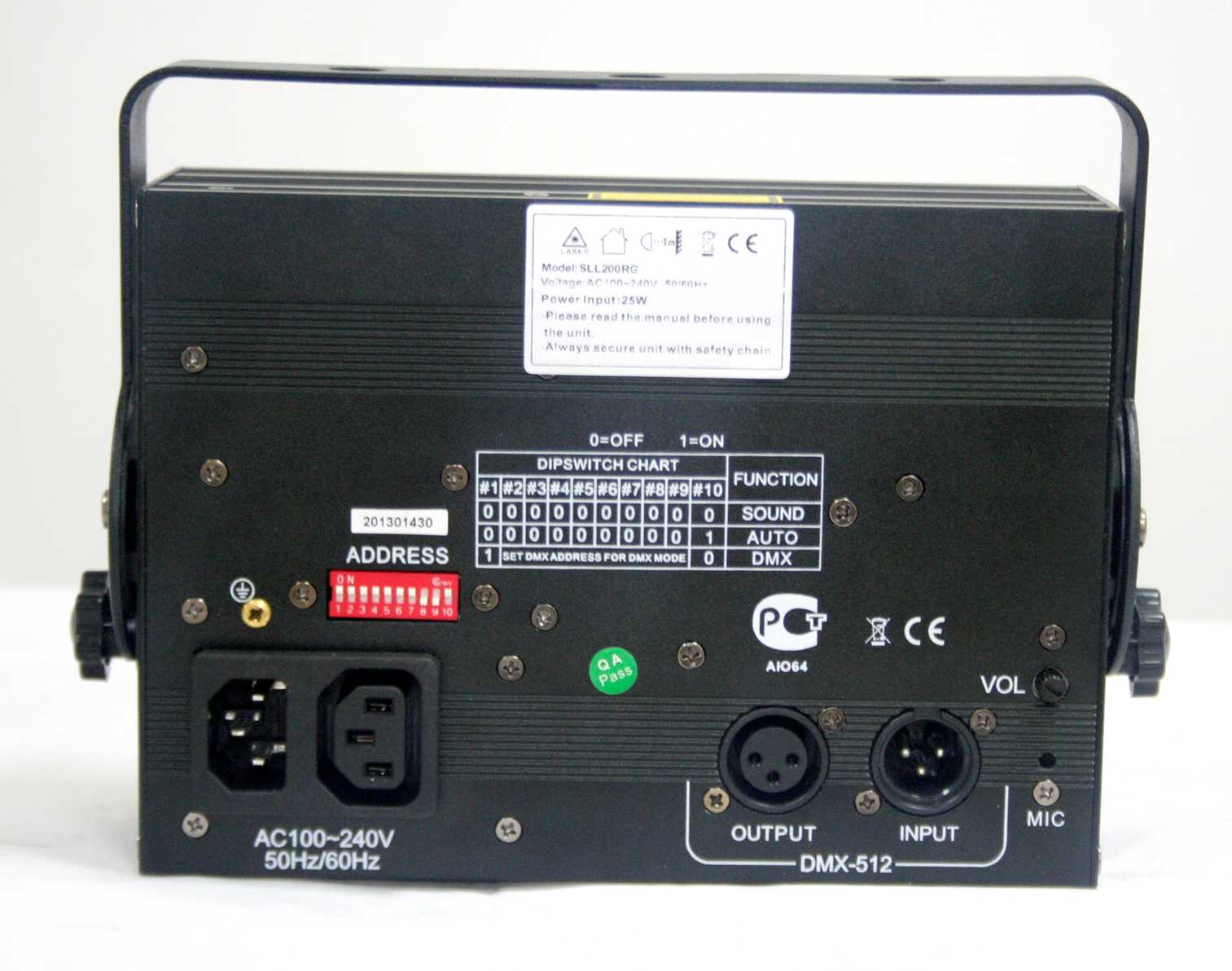 Лучевой лазерный проектор INVOLIGHT SLL200RG