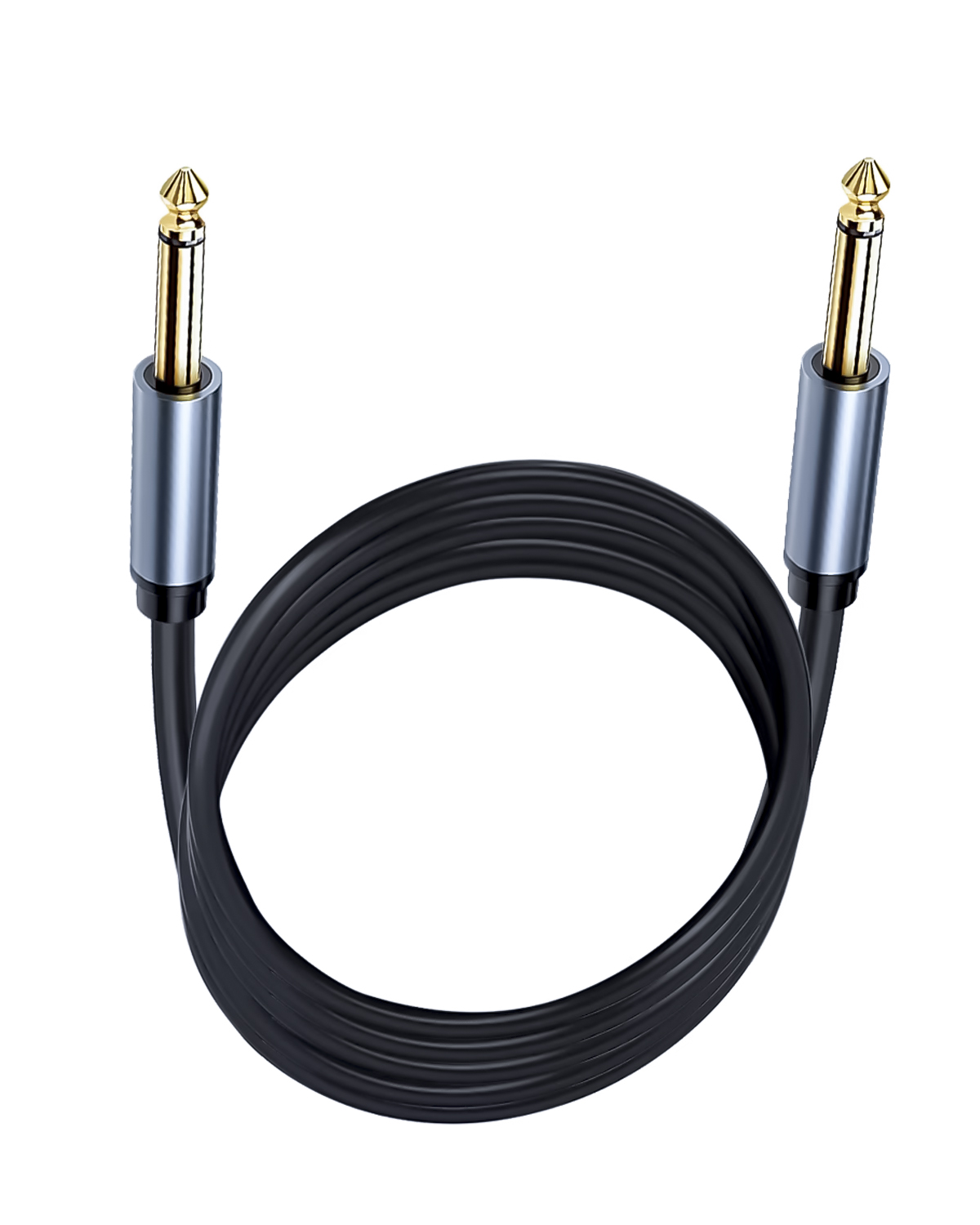 Инструментальный акустический кабель Jack 6.3mm Momo "шт" - "шт" 1 метр