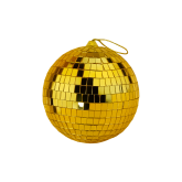Зеркальный диско шар PartyMaker диаметр 5 см золотой