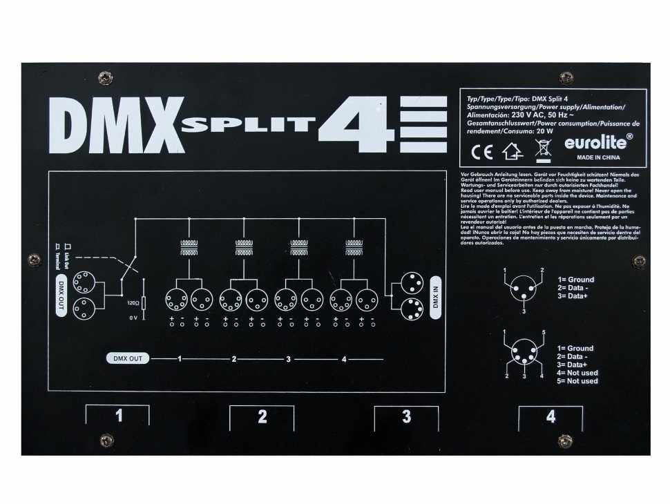 Сплиттер Eurolite DMX Split 4 Splitter