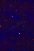 Светодиодная гирлянда - сеть 2 х 1,5 м диоды красные и синие