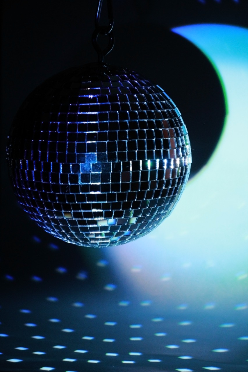 Зеркальный диско шар PartyMaker диаметр 15 см черный
