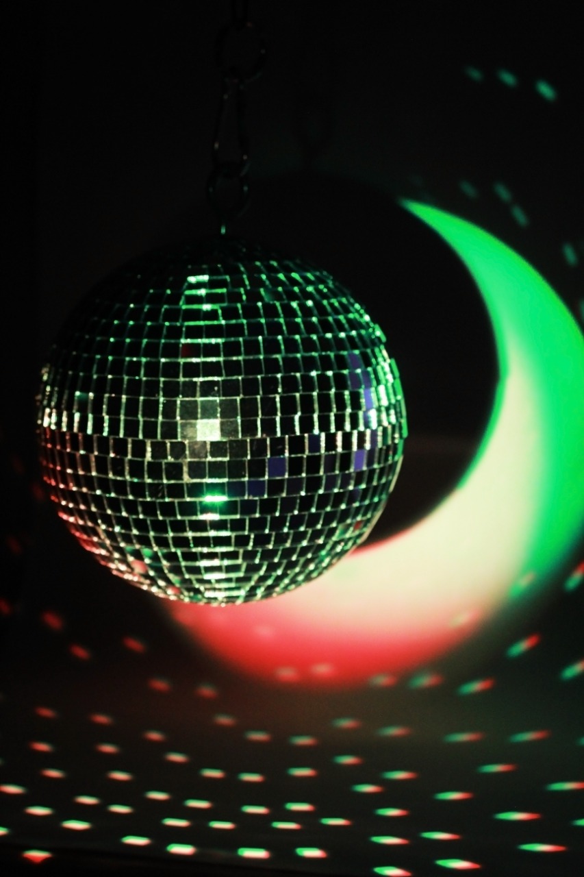 Зеркальный диско шар PartyMaker диаметр 15 см черный