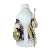 Кукла "Дед Мороз сине-золотой" конфетница