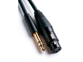 Аудиокабель Микрофонный Jack 6.3 стерео– XLR мама 0.5 метра