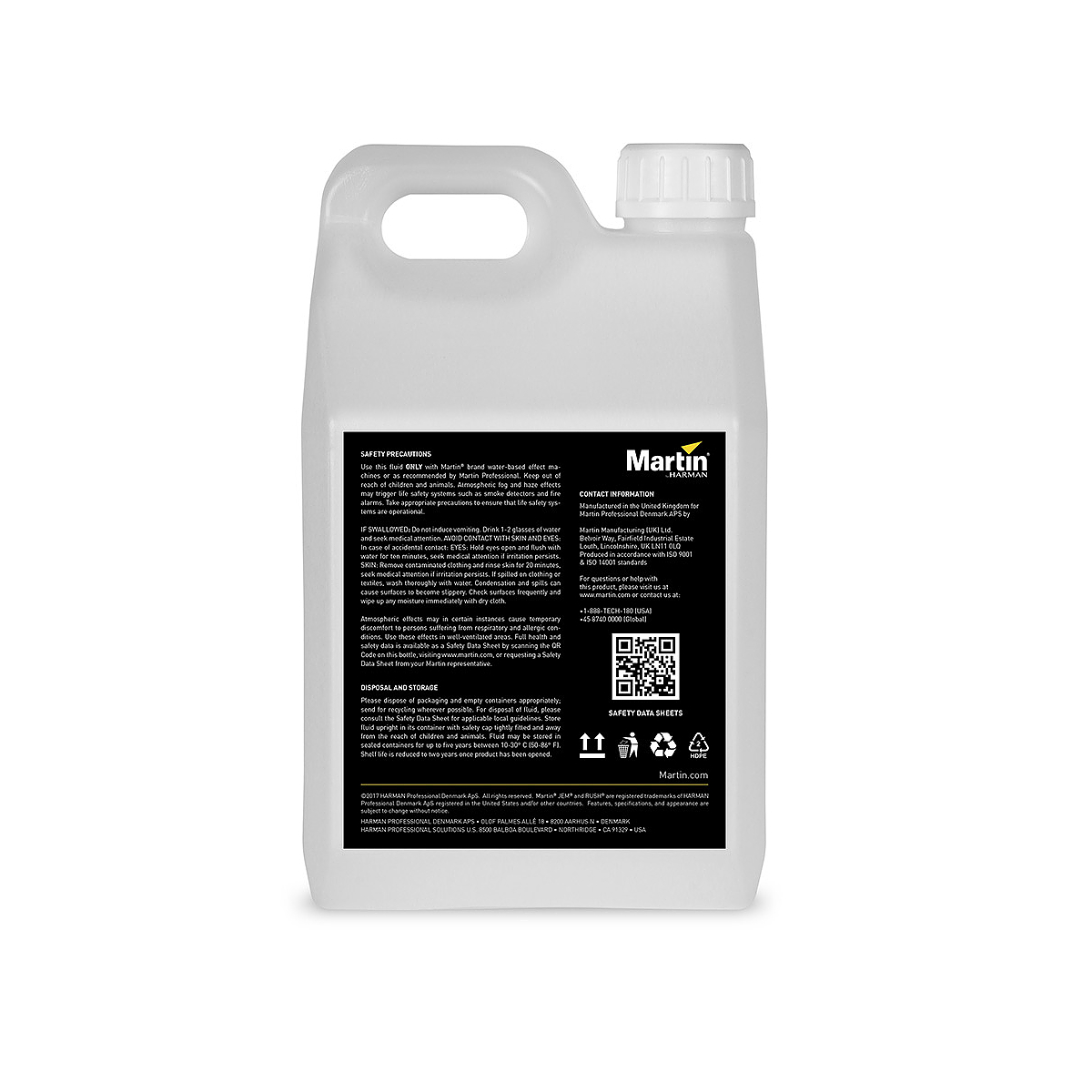 Жидкость для сервисного обслуживания MARTIN Pro Clean and Storage 2.5л