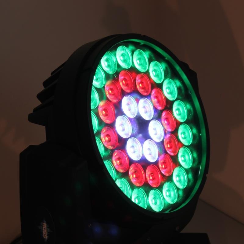 Вращающаяся голова Ross Terret Led Wash RGBW 36x10W
