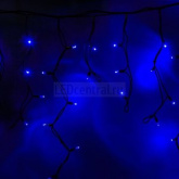 Светодиодная гирлянда бахрома Айсикл 3,2 х 0,9 м синяя
