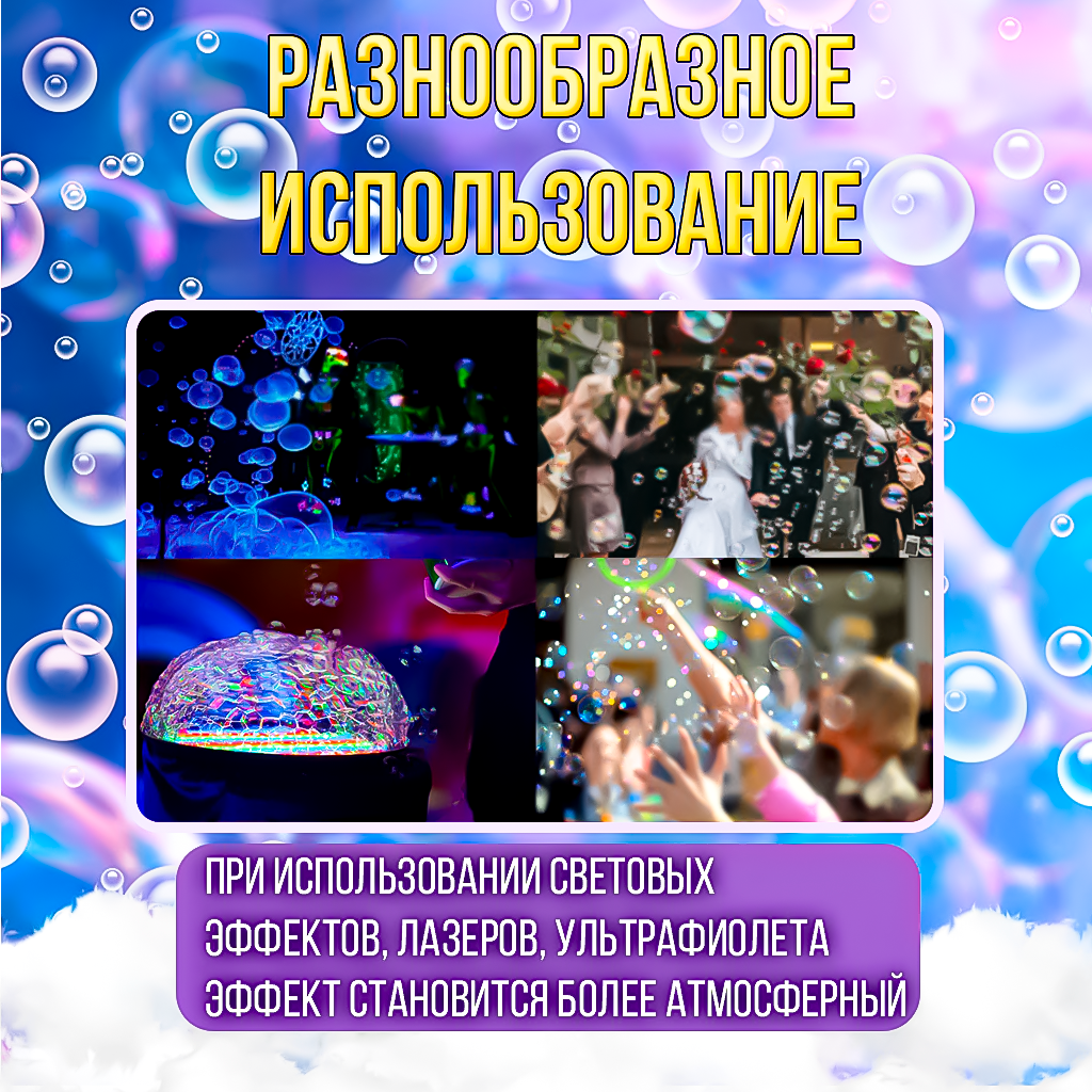 Генератор мыльных пузырей PartyMaker BS-100 с пультом ДУ