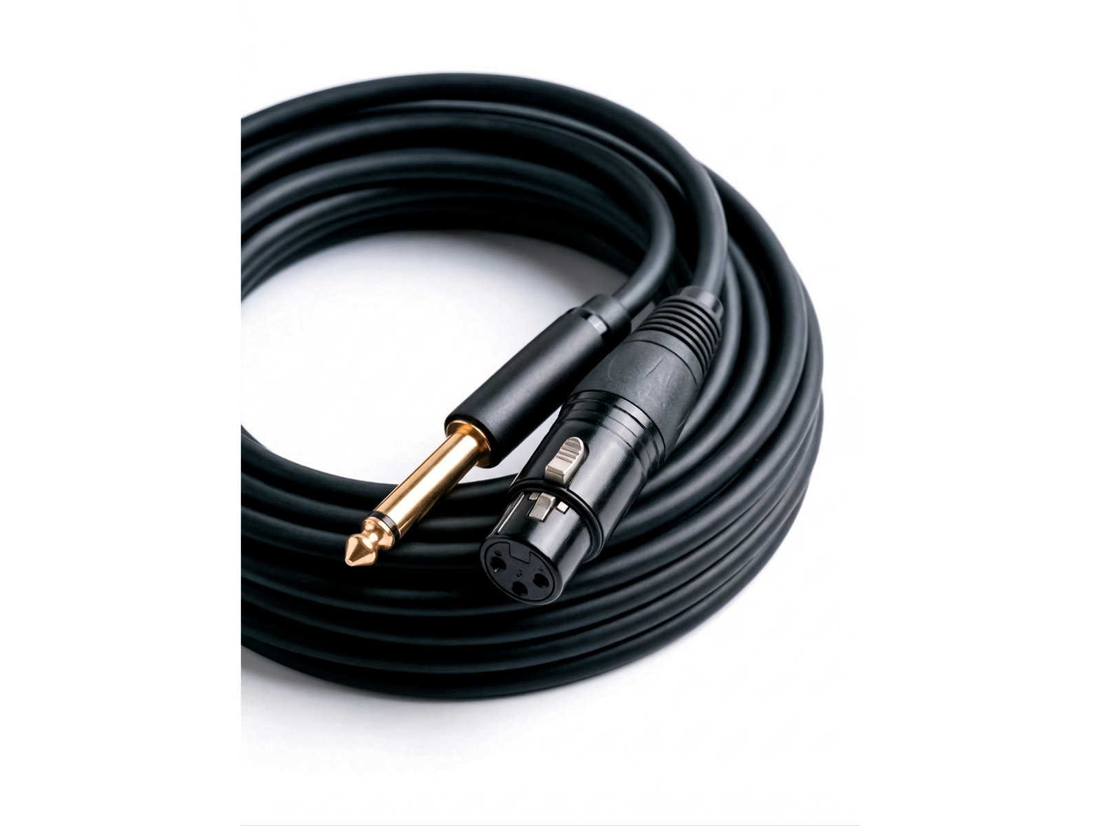 Аудиокабель Микрофонный Jack 6.3 mono – XLR мама 3 метра