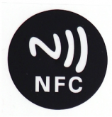 NFC метка самоклеющаяся черная