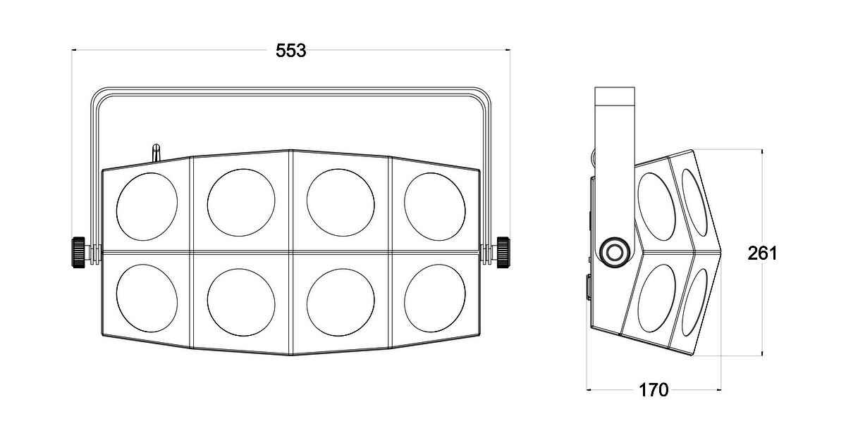 Светодиодный блиндер INVOLIGHT OB320