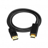 Кабель цифровой Plastic Gold HDMI "папа" - DisplayPort "папа" 1.5 м