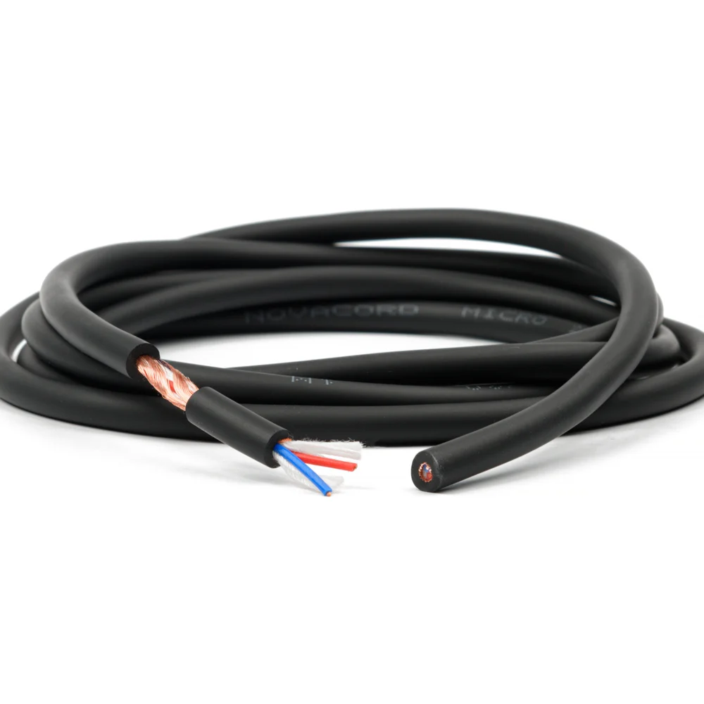 Микрофонный кабель c двойным экранированием без разъемов 50 метров