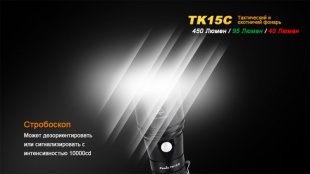 Ручной тактический фонарь Fenix TK15C Cree XP-G2 R5