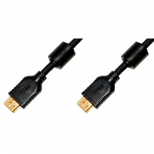 Кабель цифровой Gold HDMI "папа" - HDMI "папа" OD8.0мм c усилителем и ферритами версия 2.0b 30 м