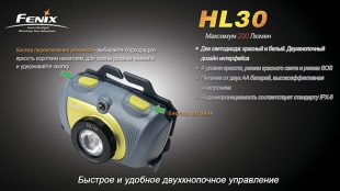 Налобный фонарь Fenix HL30 Cree XP-G зеленый