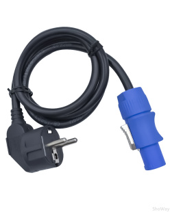 Сетевой кабель питания Powercon - вилка в сеть 2 метра