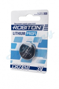 Батарейка таблетка ROBITON PROFI R-CR2450 1 шт.