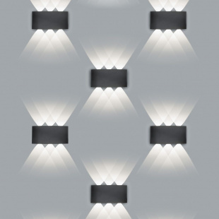 Светильник уличный светодиодный Feron DH101, 6*1W, 450Lm, 4000K, черный