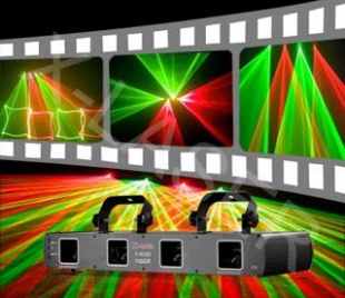 Лазерный проектор PartyMaker 4-heads